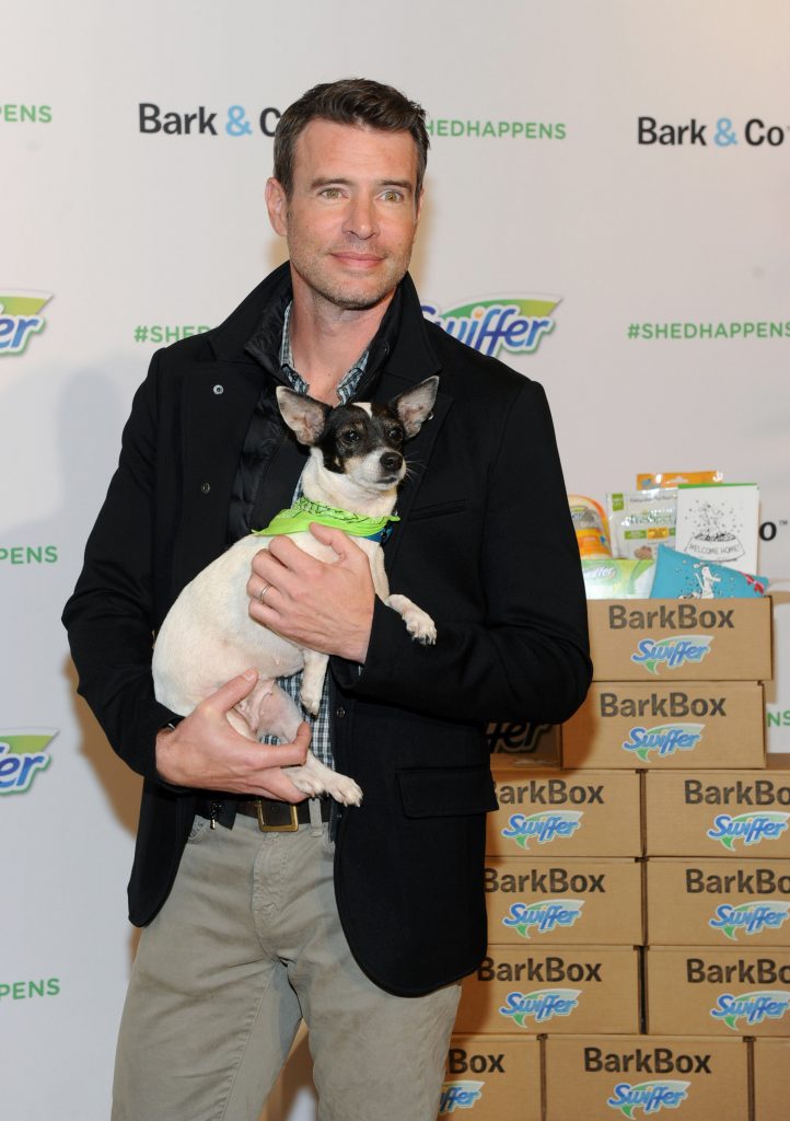 Scott Foley partners with Swiffer to spread the word that cleaning concerns should never be an obstacle to bringing home your childÕs first pet, Thursday, Nov. 12, 2015, in New York. Foley joined Swiffer and Bark & Co. to provide 10,000 Welcome Home Kits, including free Swiffer products, to shelters nationwide this holiday season. (Photo by Diane Bondareff/Invision for Swiffer/AP Images)